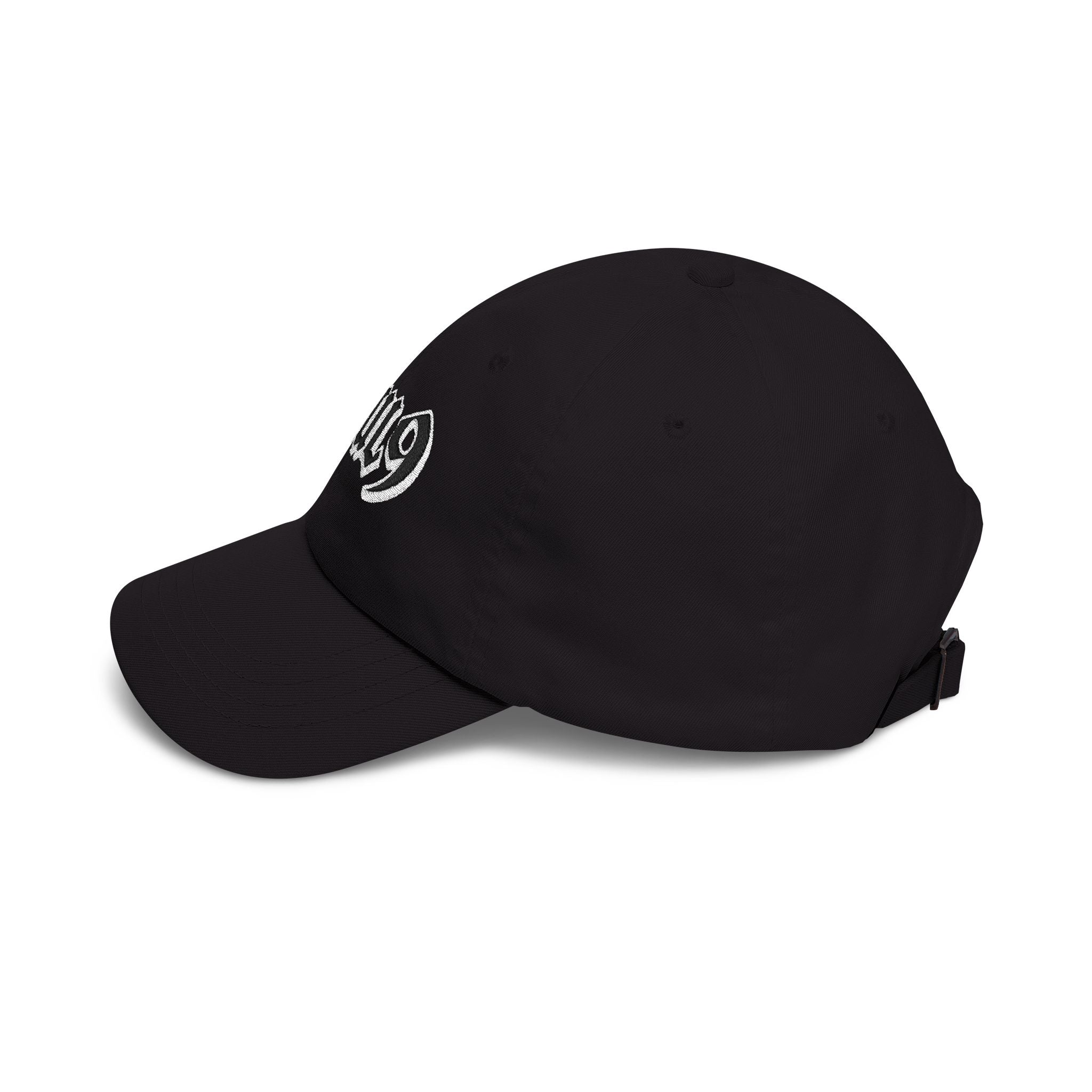 Soul9 Gothic Dad Cap — Embroidered Black Baseball Hat