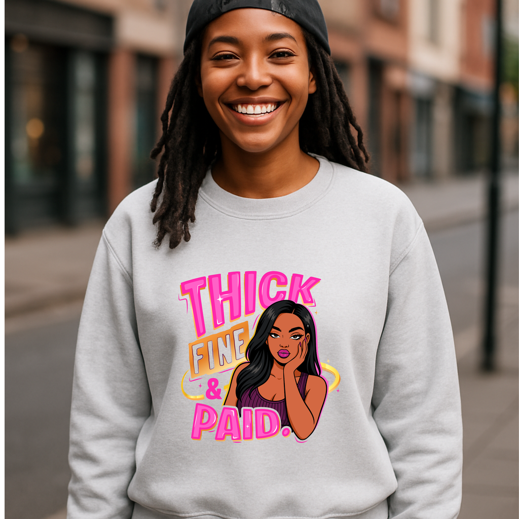 "Thick, Fine & Paid" Sweatshirt