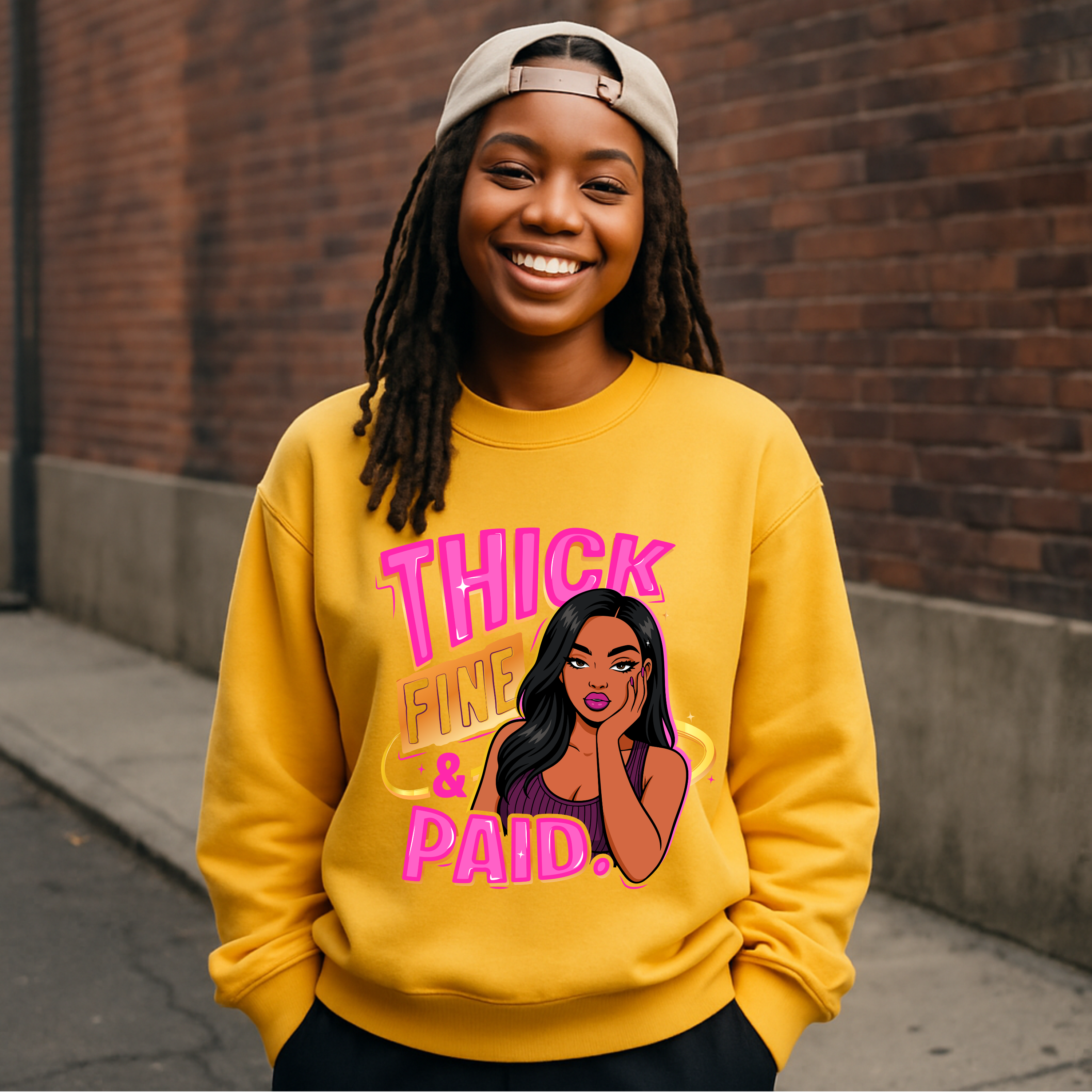 "Thick, Fine & Paid" Sweatshirt