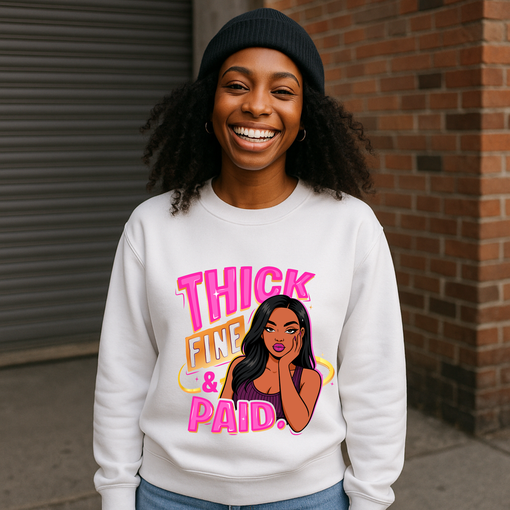 "Thick, Fine & Paid" Sweatshirt