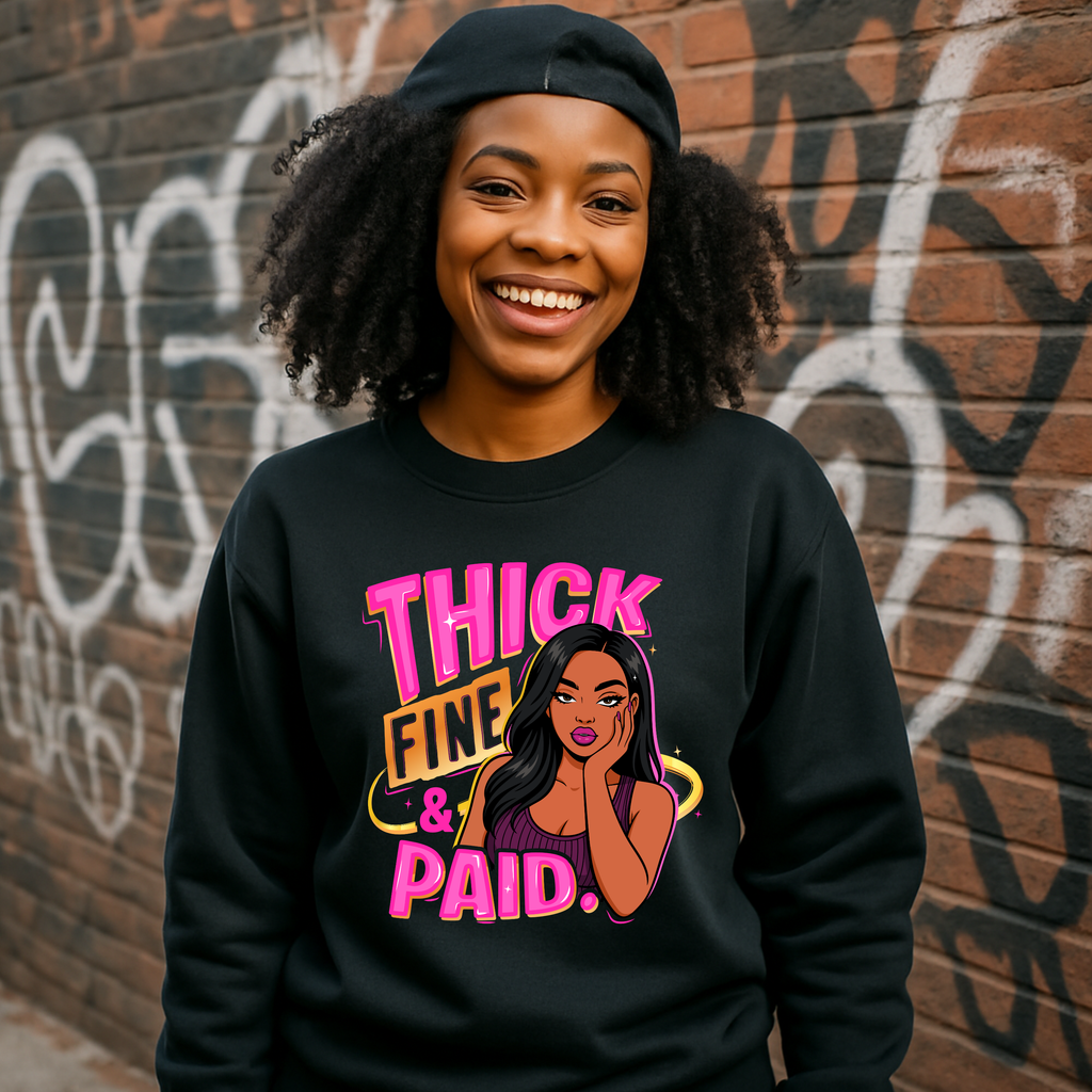 "Thick, Fine & Paid" Sweatshirt