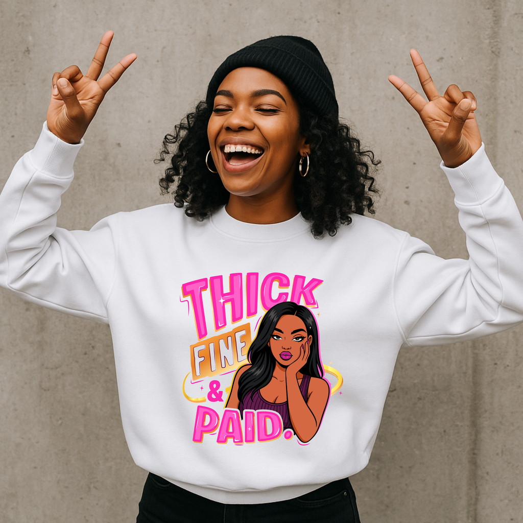 "Thick, Fine & Paid" Sweatshirt